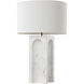 Rohe 30 inch 100.00 watt Cream / White Table Lamp Portable Light